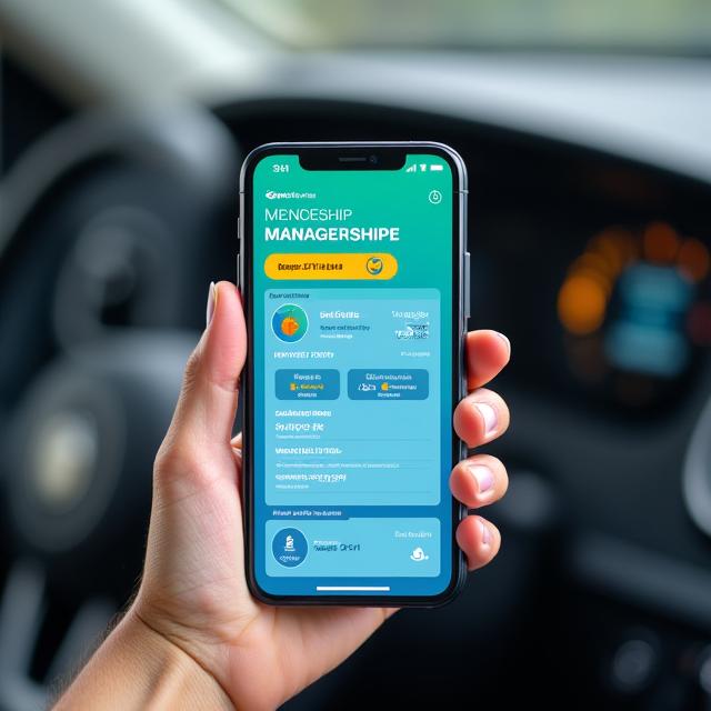 The membership section of the Cartographer Auto Spa app, showing an active unlimited wash plan.